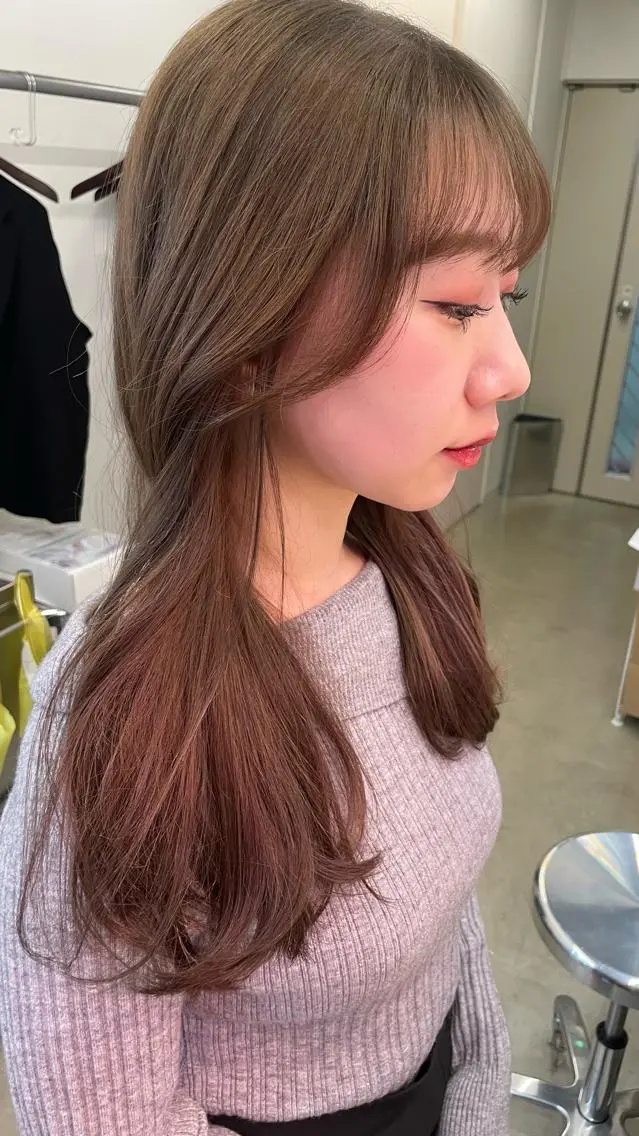 炭酸泉で艶々✨透明感ワンカラー🩶の写真