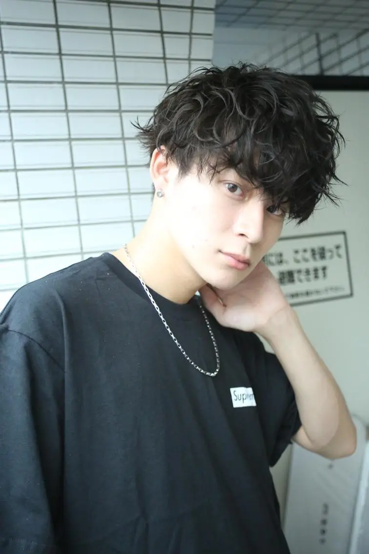 【メンズ】メンズカット+メンズナチュラルパーマの写真