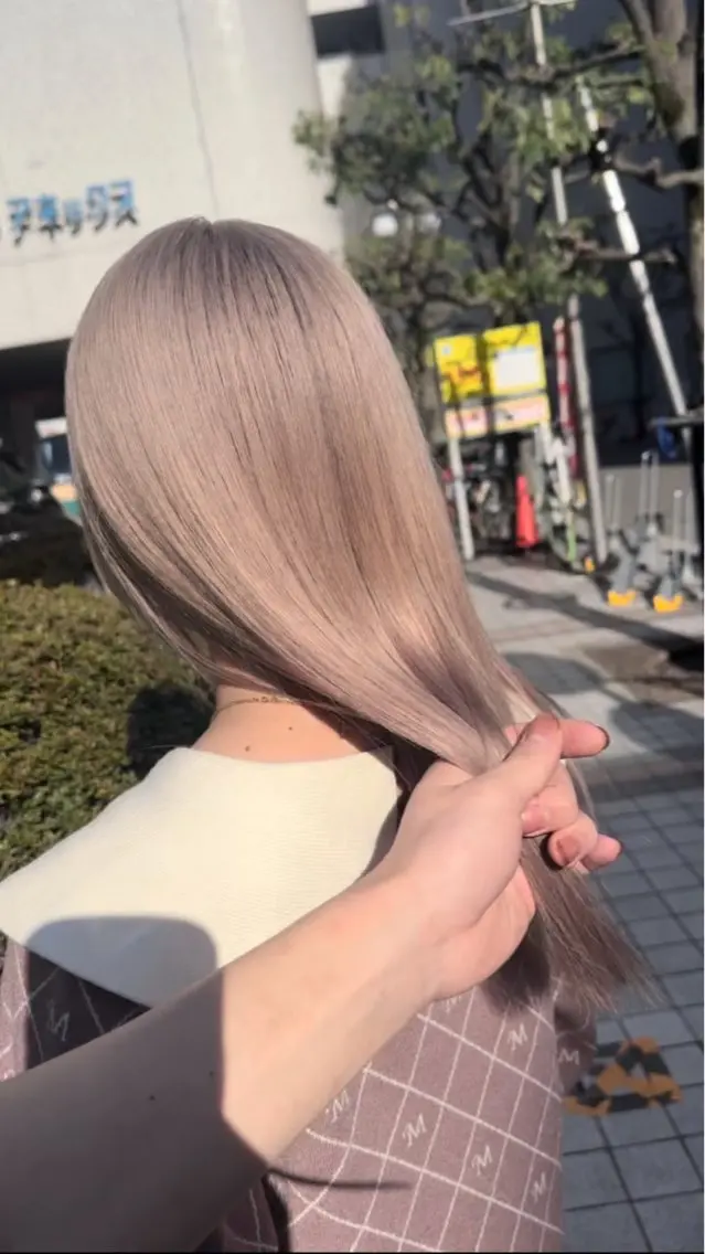 ロング カラー ♡なんば🫧透明感 🫧naako♡のヘアスタイル