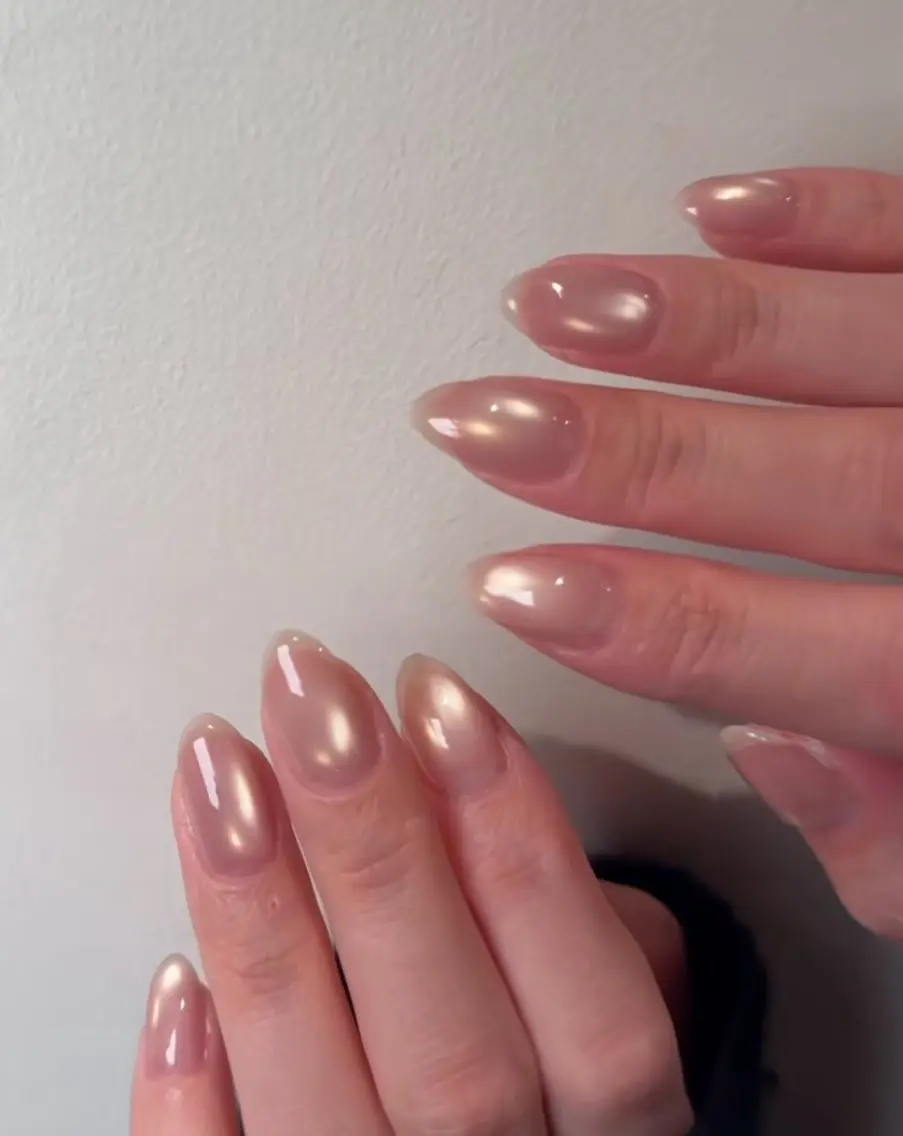 ネイル ジェルネイル マグネットネイル シルバー lily nailのネイルデザイン