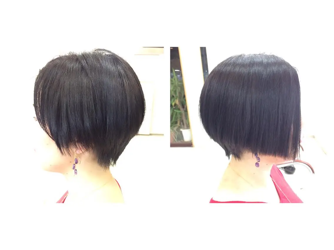 ショート カラー ショートボブ ブルーカラー ブラウンカラー ボブ ショートヘア カット ヘアカラー トリートメント Hair VERDEのヘアスタイル