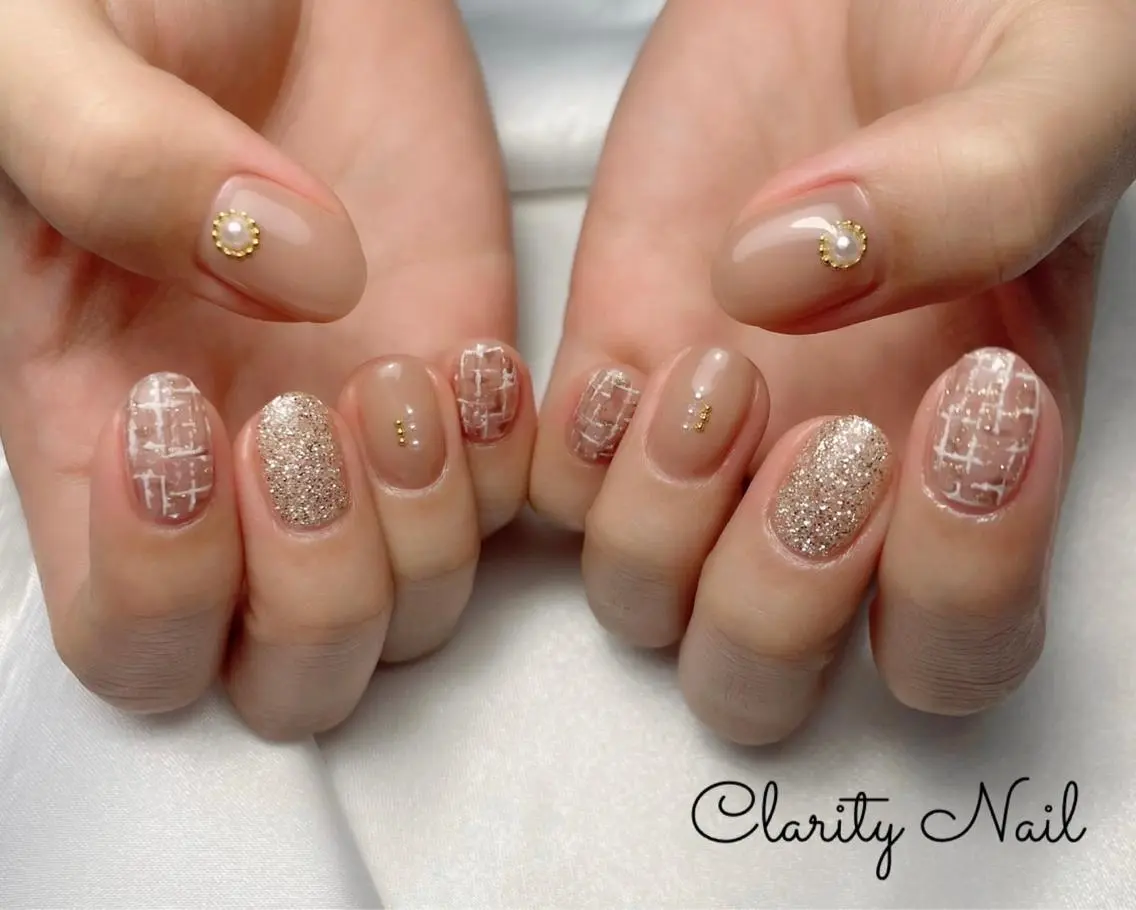 ネイル アートネイル 持ち込み ハンドネイル Clarity Nailのネイルデザイン