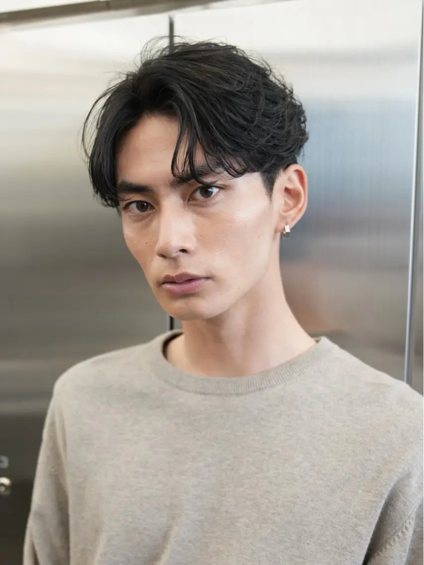 ショート カラー パーマ ヘアアレンジ メンズ カット パーマ fifth 窪田潤平のヘアスタイル