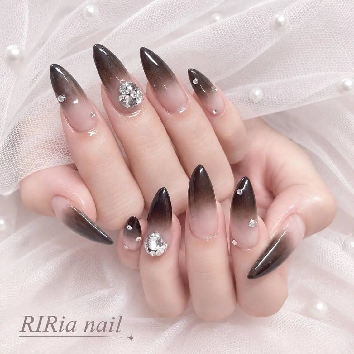 ネイル グラデーション ハンドネイル 🎀RIRia nail🎀のネイルデザイン