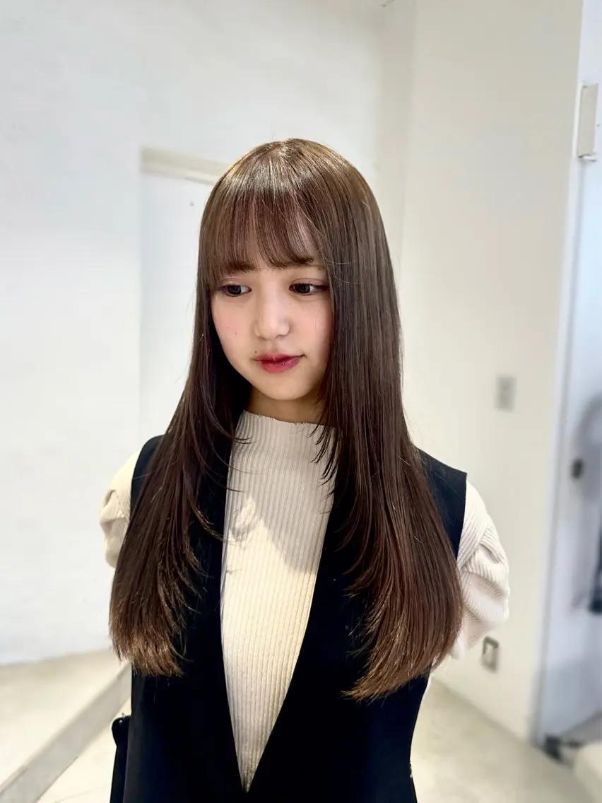 ロング カット 韓国ヘアメンズ・レデ ィース特化ミクのヘアスタイル