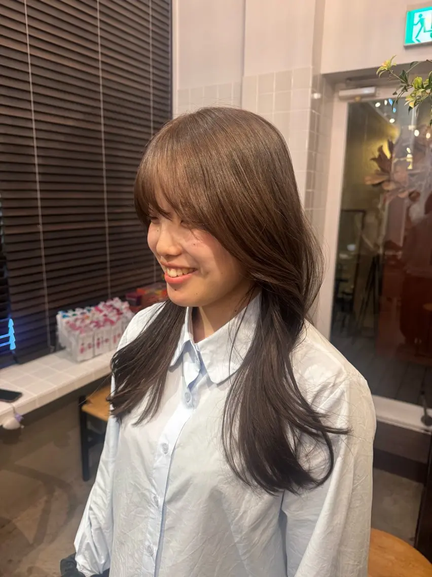 ロング ヘアカラー 🦢パーマモデル 様募集中🦢AI🫧のヘアスタイル