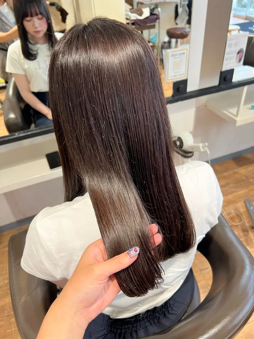 カラー ダブルカラー グレージュ ラベンダーカラー ラベンダーグレージュ ラベンダーグレー カット ヘアカラー トリートメント インナーカラー♡ Nanakoのヘアスタイル