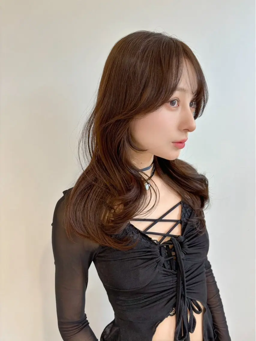 【✨おすすめ超特価55%オフ✨ミニモ学割✨🌈】小顔前髪カット & 低ダメージカラー✨ & 1stepトリートメントの写真
