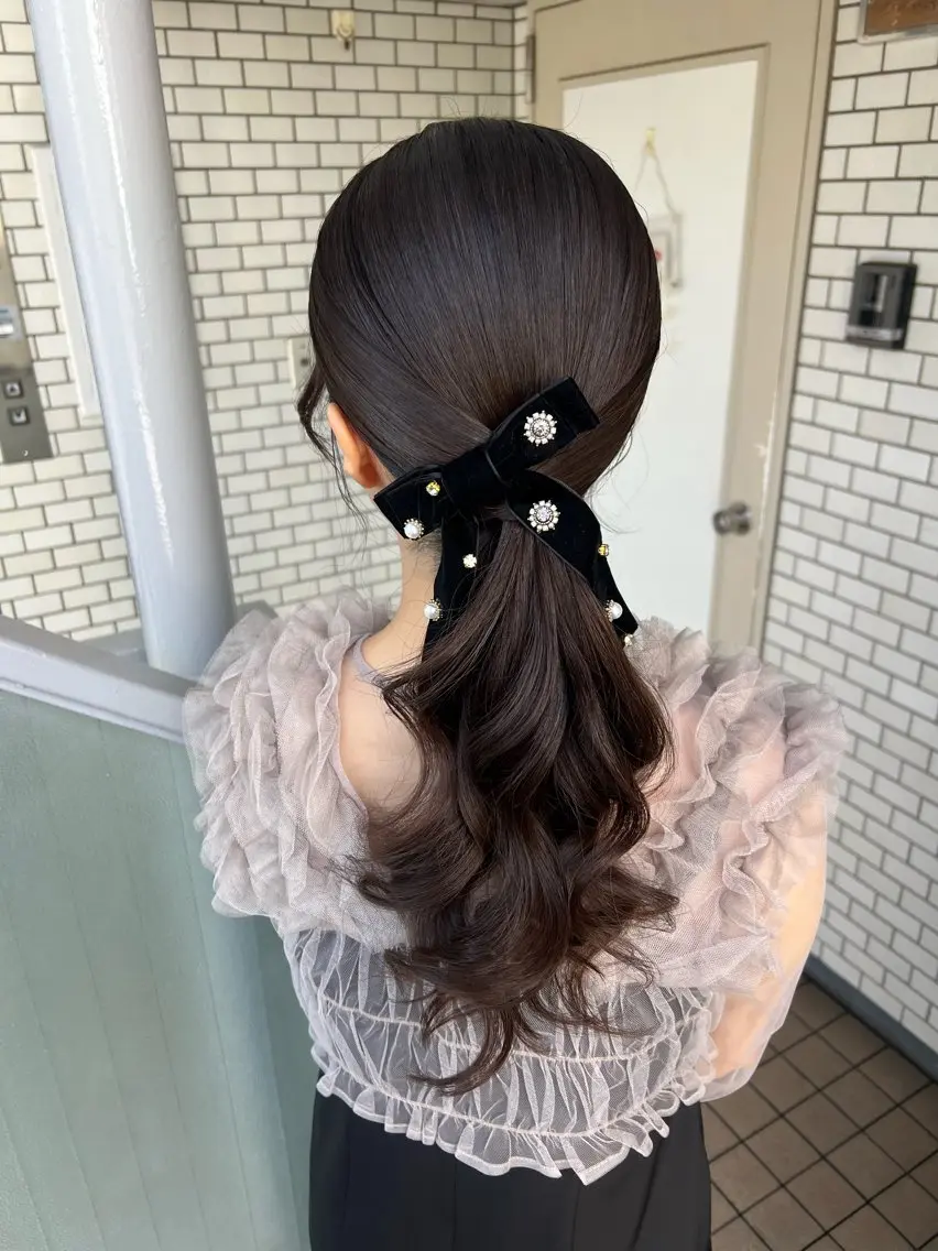 ヘアアレンジ ヘアセット 大人可愛いヘアメイク 💋🧚♀️しずかのヘアスタイル