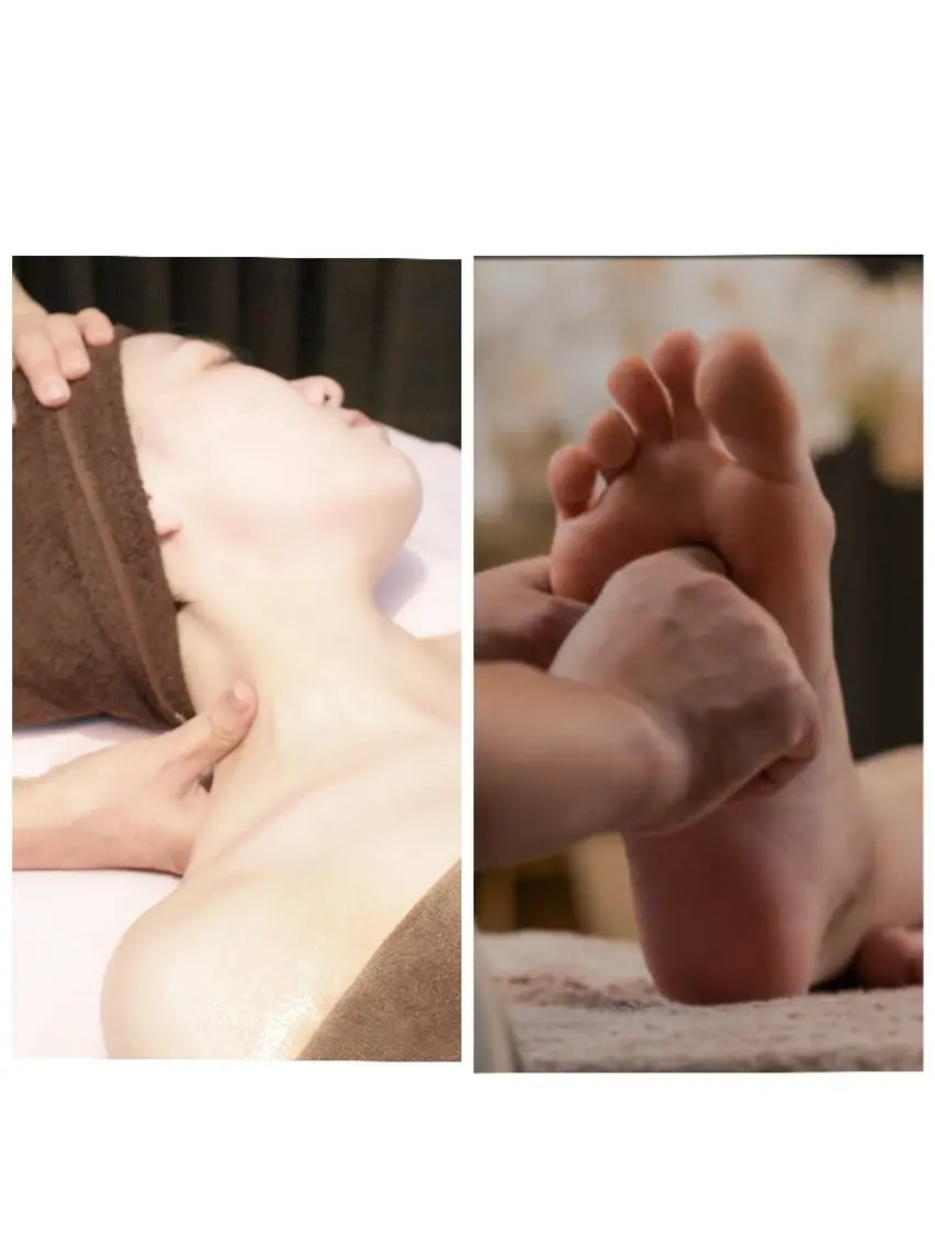 【女性限定】 全身リンパマッサージ+肩甲骨はがし+腸もみ+ドライヘッドスパ(60分)の写真
