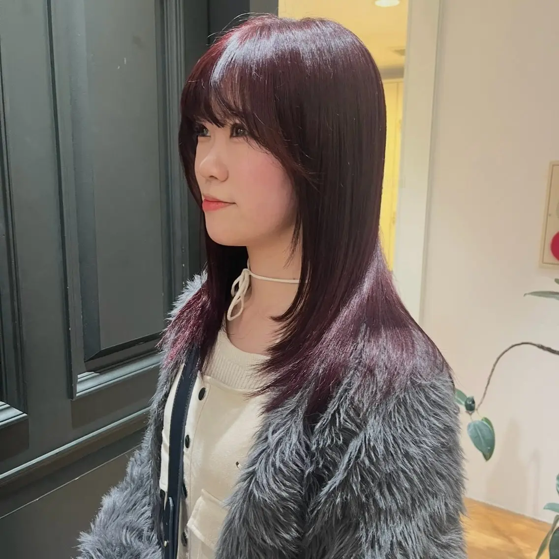 セミロング カラー カット ヘアカラー トリートメント CLEOhair RYOHEIのヘアスタイル