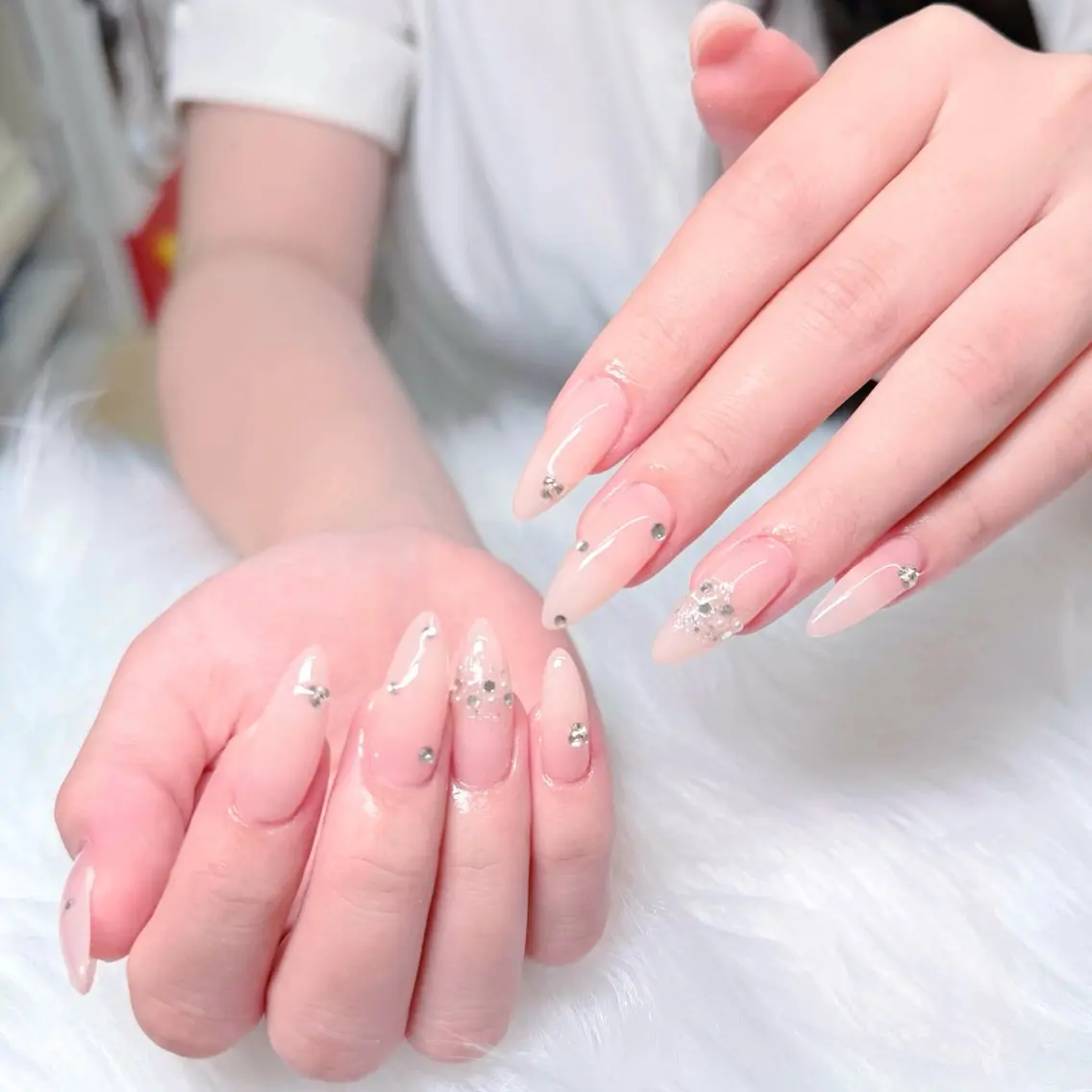 ネイル ジェルネイル 韓国ネイル 持ち込み ワンホンネイル ハンドネイル GOHOUBI Nail 心斎橋店のネイルデザイン
