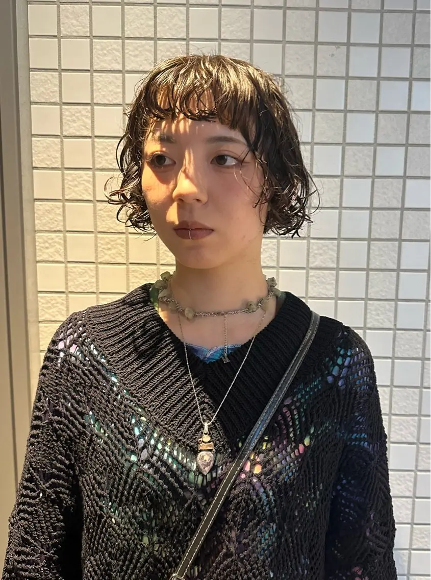 ミディアム パーマ カット パーマ トリートメント ✳️ スパイラルパー マ/美髪矯正✳️大西のヘアスタイル