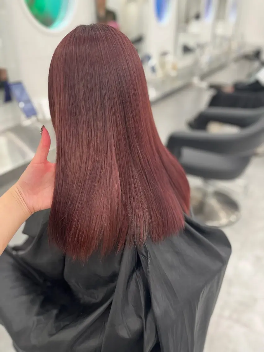 ロング 🍒韓国y2k暖色 NO.1🍒REAのヘアスタイル