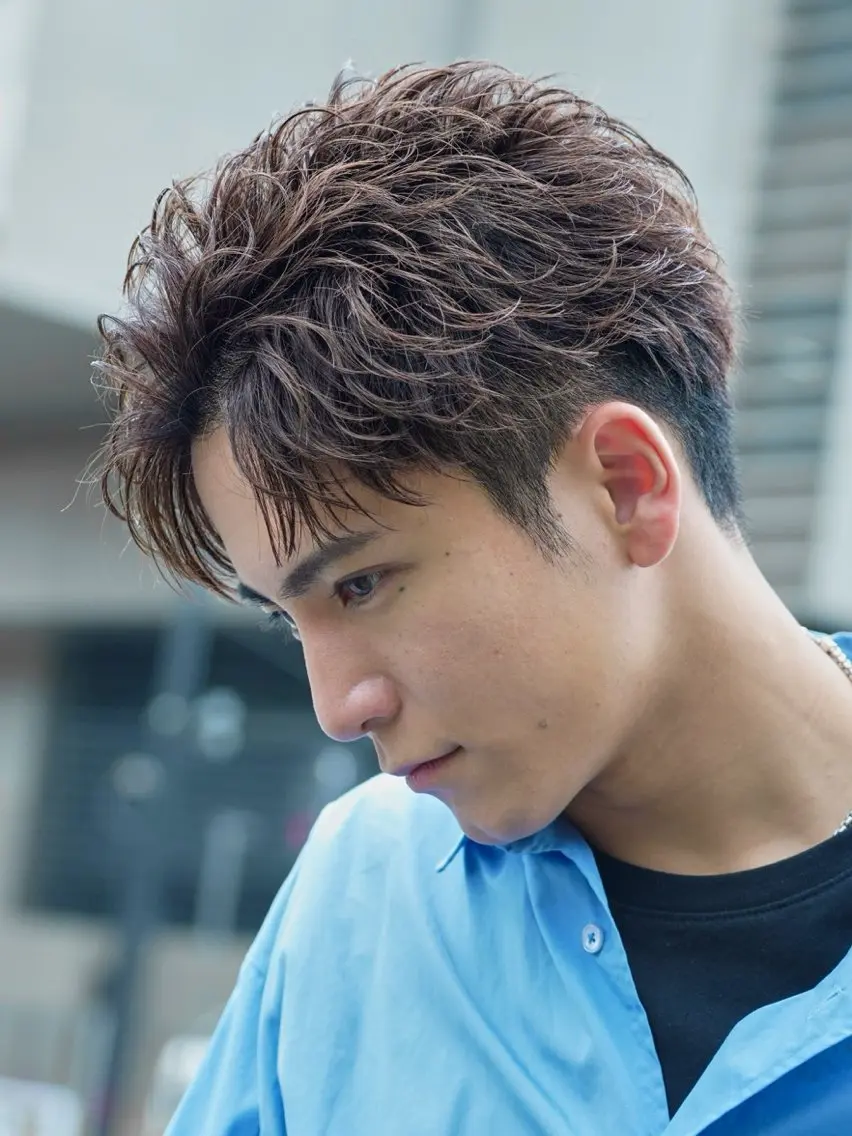 ショート パーマ ショートヘア カット パーマ クドウレイ fifth神南のヘアスタイル