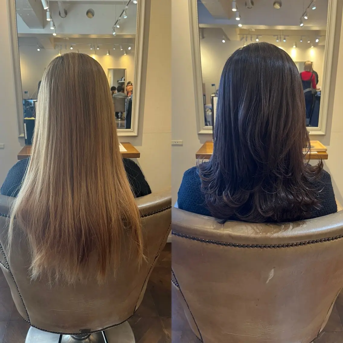 セミロング 齊藤 萌のヘアスタイル