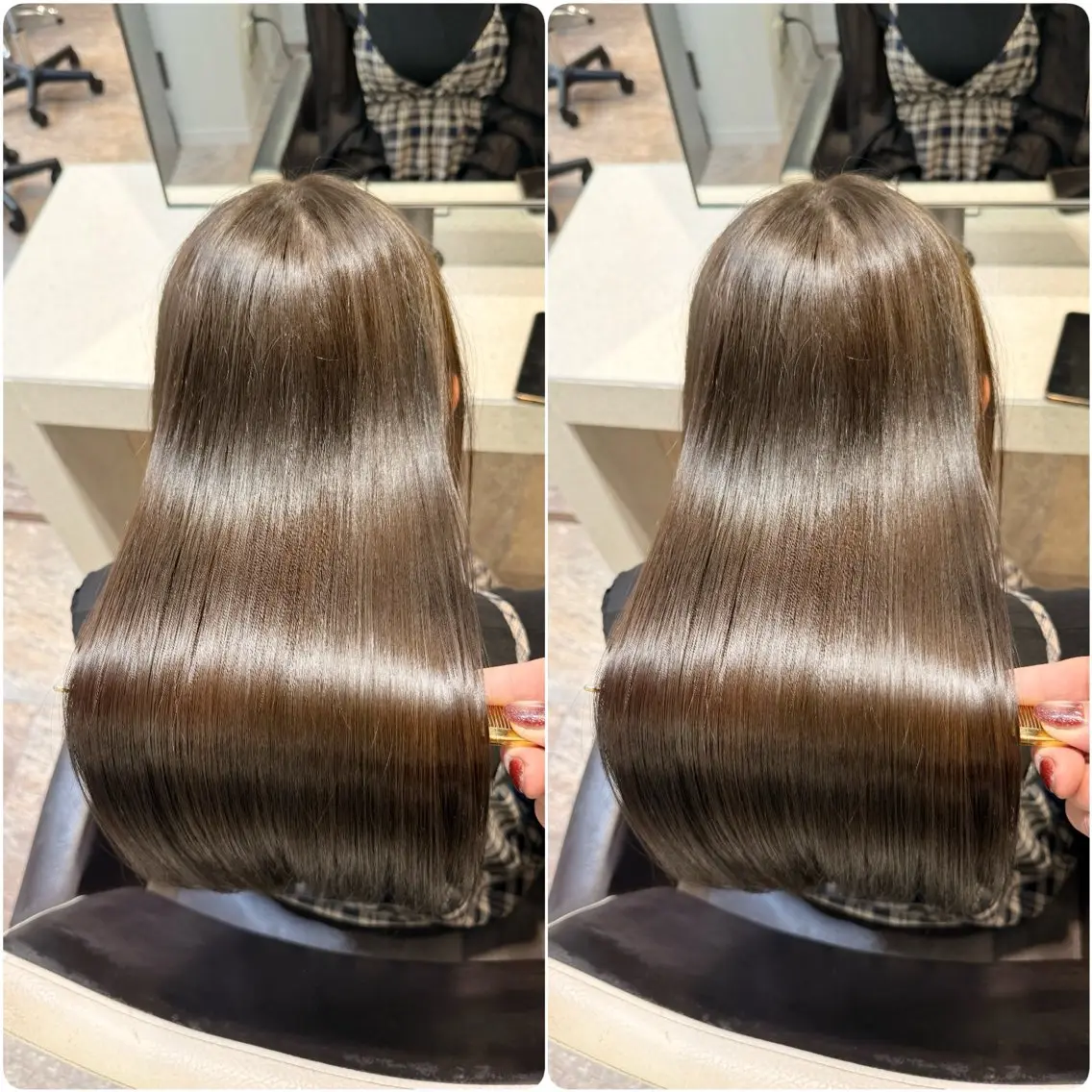 ロング カラー カット 縮毛矯正 トリートメント ヘッドスパ 🌹ULTOWA🌹 髪質改善/縮毛/店長のヘアスタイル