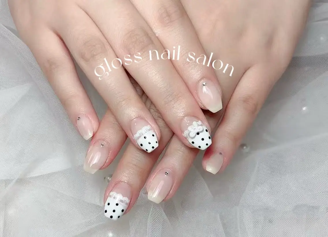 ネイル ハンドネイル ゆり🌷 gloss nailのネイルデザイン