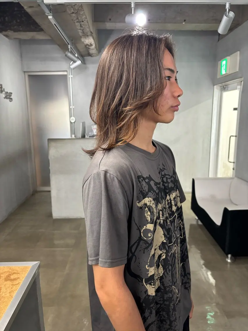 ショート カラー パーマ メンズ カット パーマ メンズ/ダブルカラー /パーマ/来栖慧💈のヘアスタイル