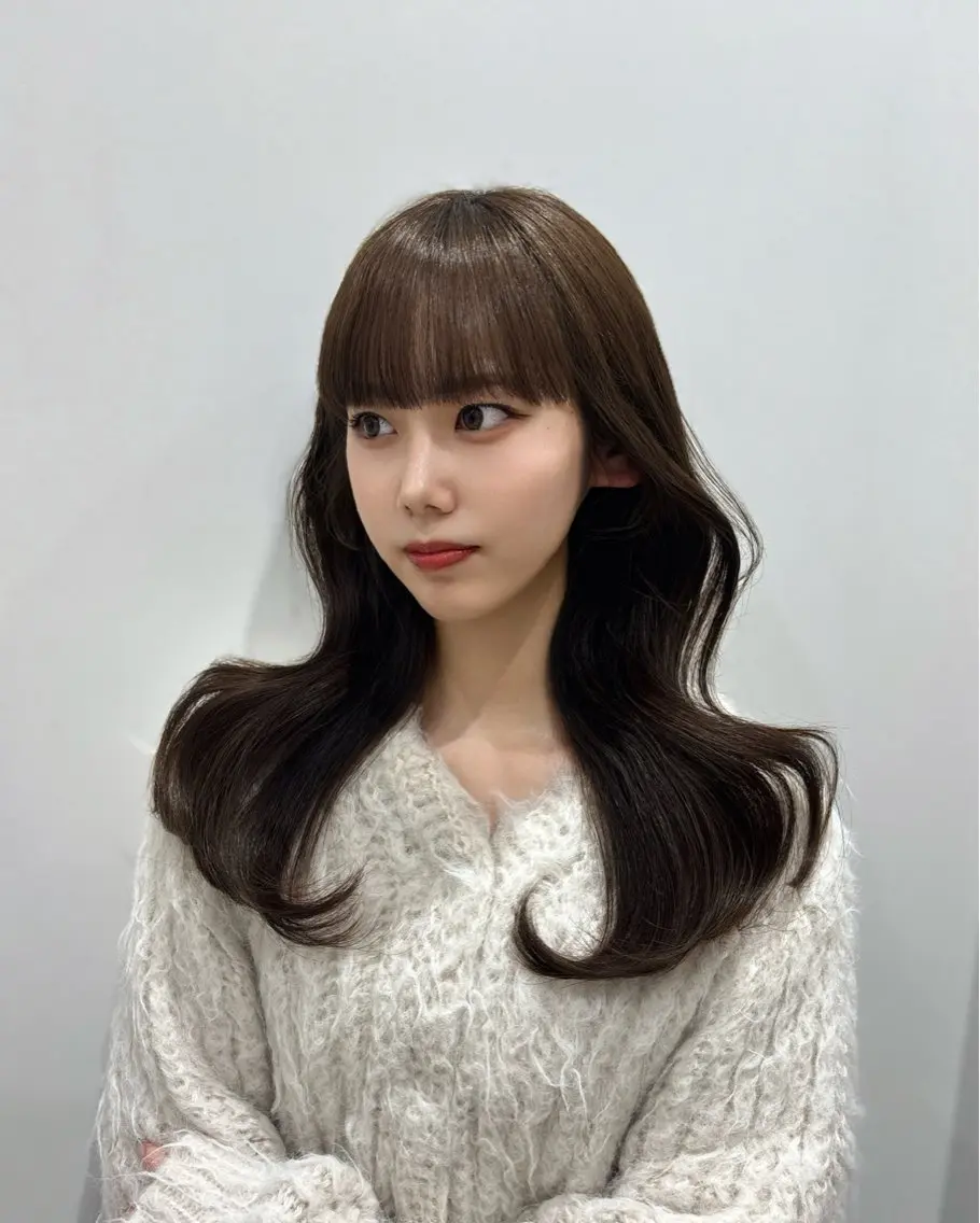 【 ミニモ限定✨️特別価格 】 カット+カラー+髪質改善オージュアプレミアムトリートメントの写真
