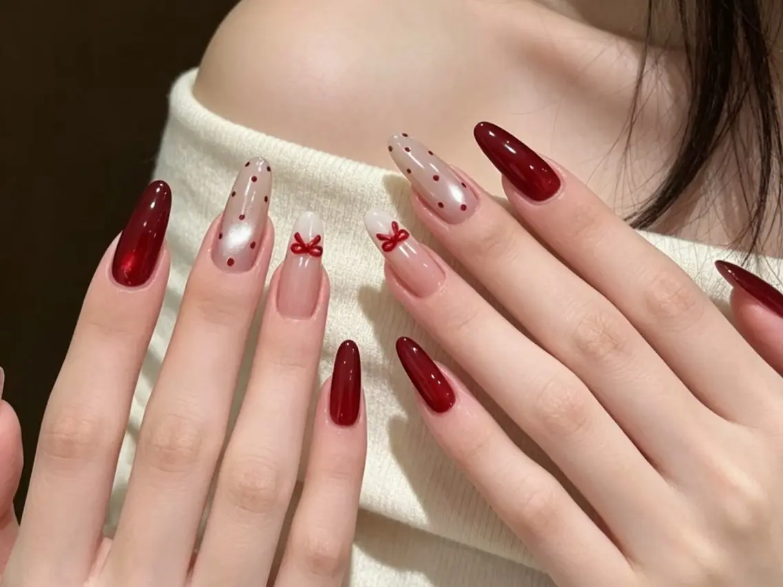 メンズ ネイル メンズ韓国風 チークネイル 長さ出し フレンチネイル ガーリー ハンドネイル NEW NAIL 池袋🔥🧲のネイルデザイン