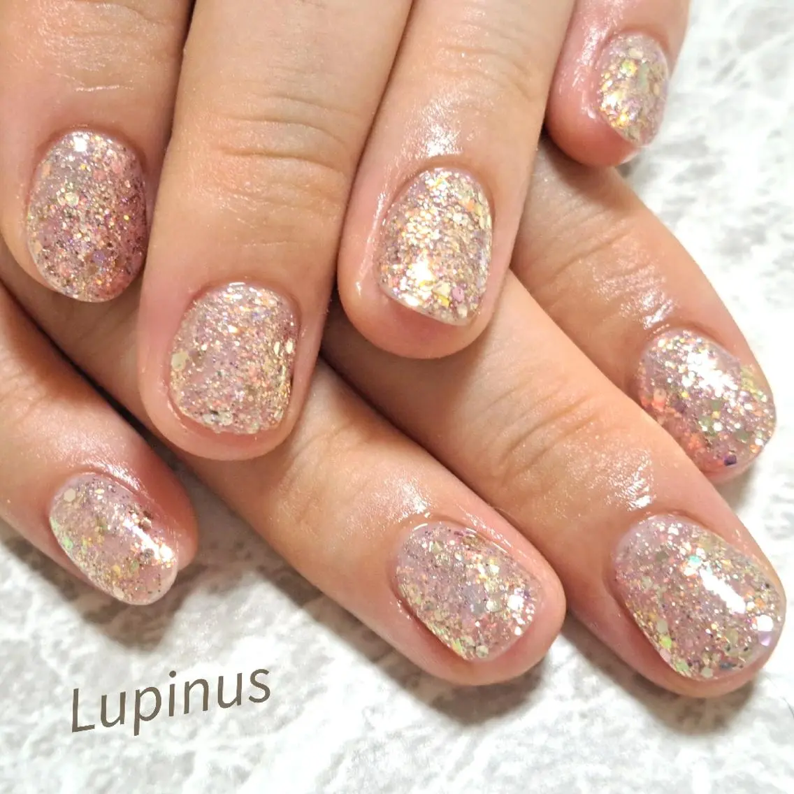 ネイル ワンカラーネイル Lupinus ルピナスのネイルデザイン