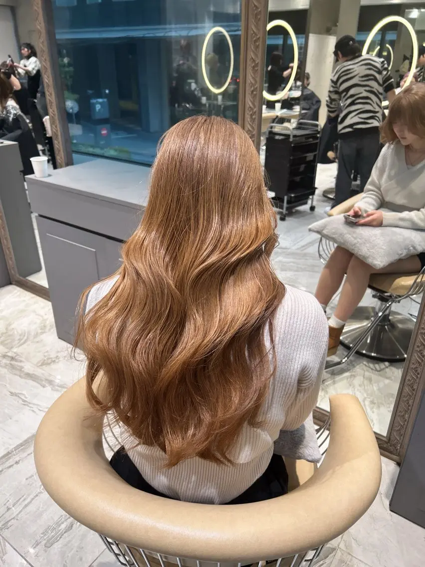 ロング カラー ベージュカラー ブリーチ ダブルカラー カット ヘアカラー トリートメント 🥇KEN /レイヤー/カラーのヘアスタイル
