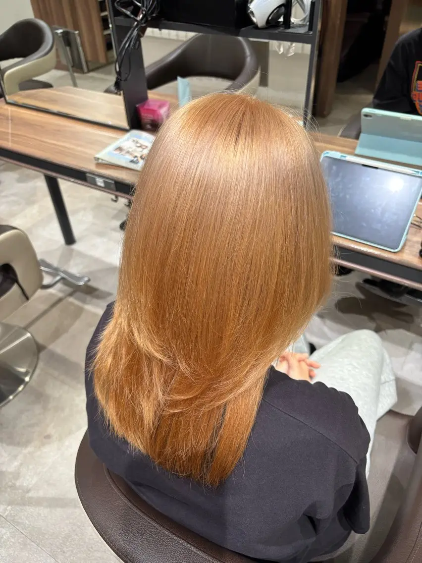 ミディアム 山田 悠朱里のヘアスタイル