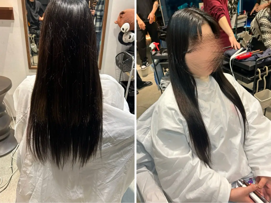 カット ヘアカラー エクステ 尾崎 恭子のヘアスタイル
