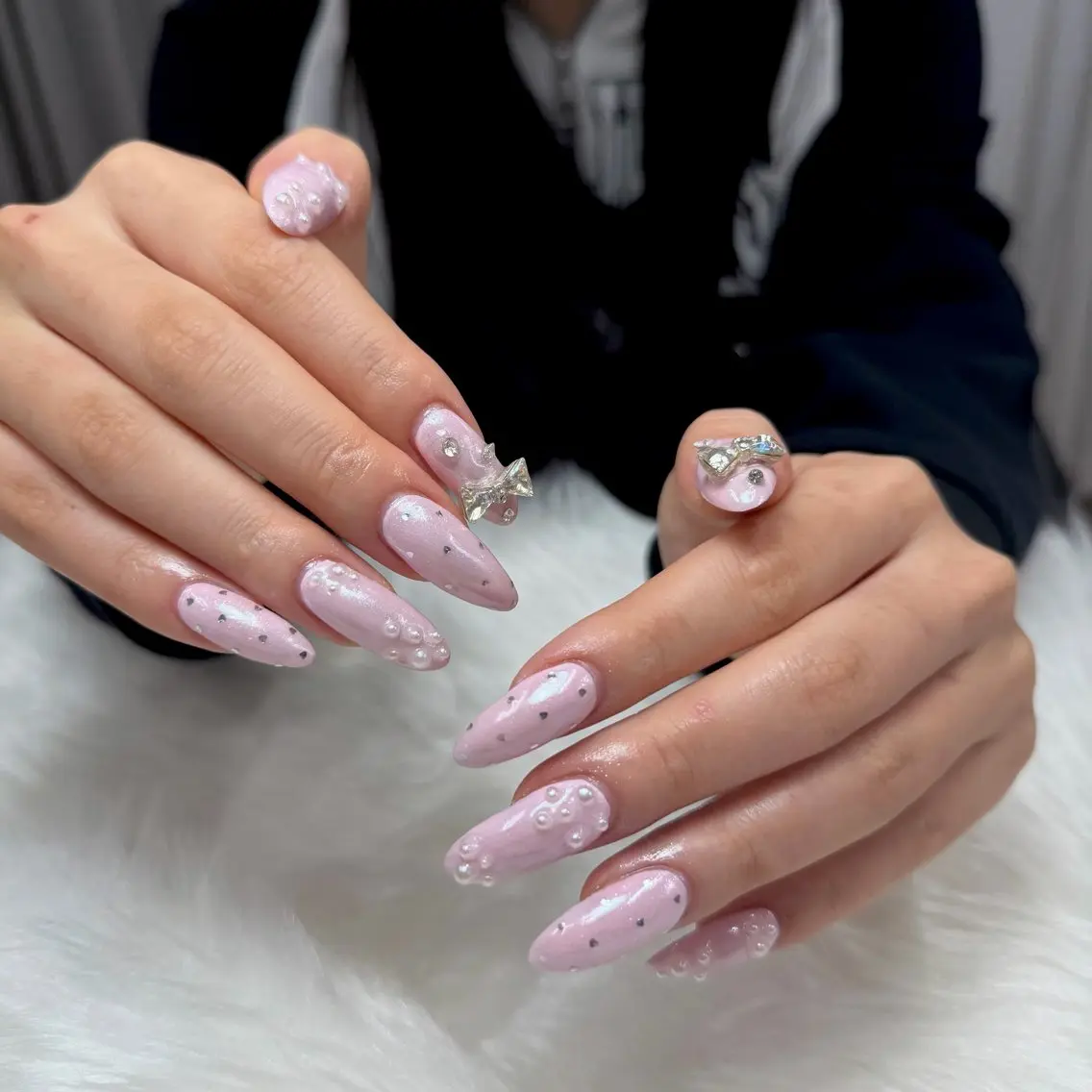 ネイル 桜ネイル ピンク Nail&Eye hanaの眉毛・アイブロウイメージ