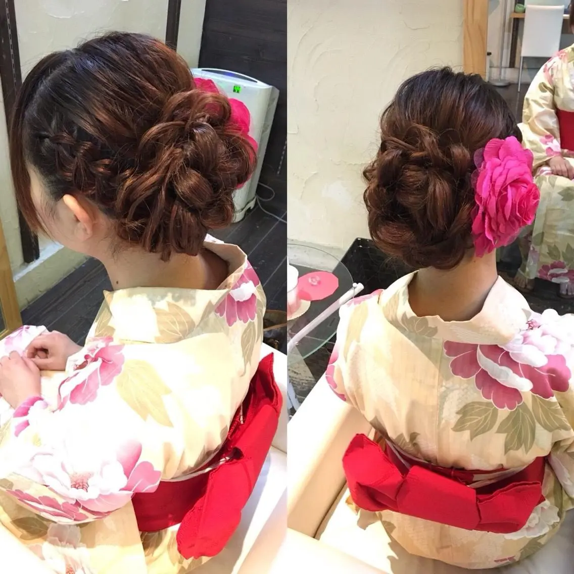 セミロング カラー パーマ ヘアアレンジ メンズ キッズ ネイル マツエク・マツパ 着付け brille ~eyelash~のヘアスタイル