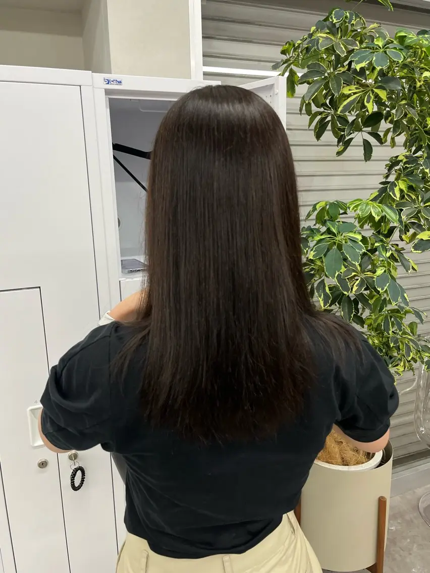 ロング 奥野JAPAN🌈 艶髪カラーのヘアスタイル