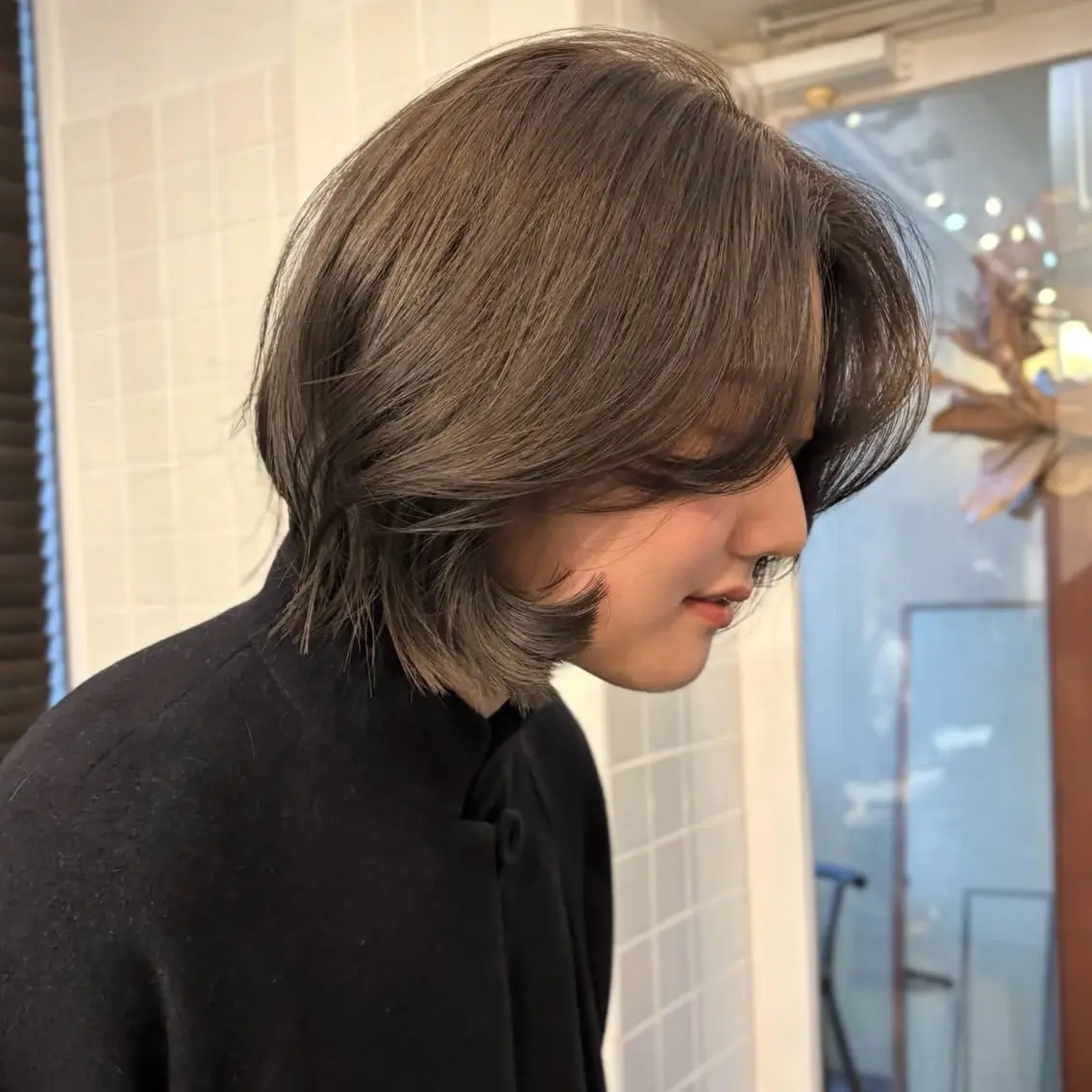 ロング カラー ヘアカラー 透明感カラー/ くるくるパーマミウのヘアスタイル