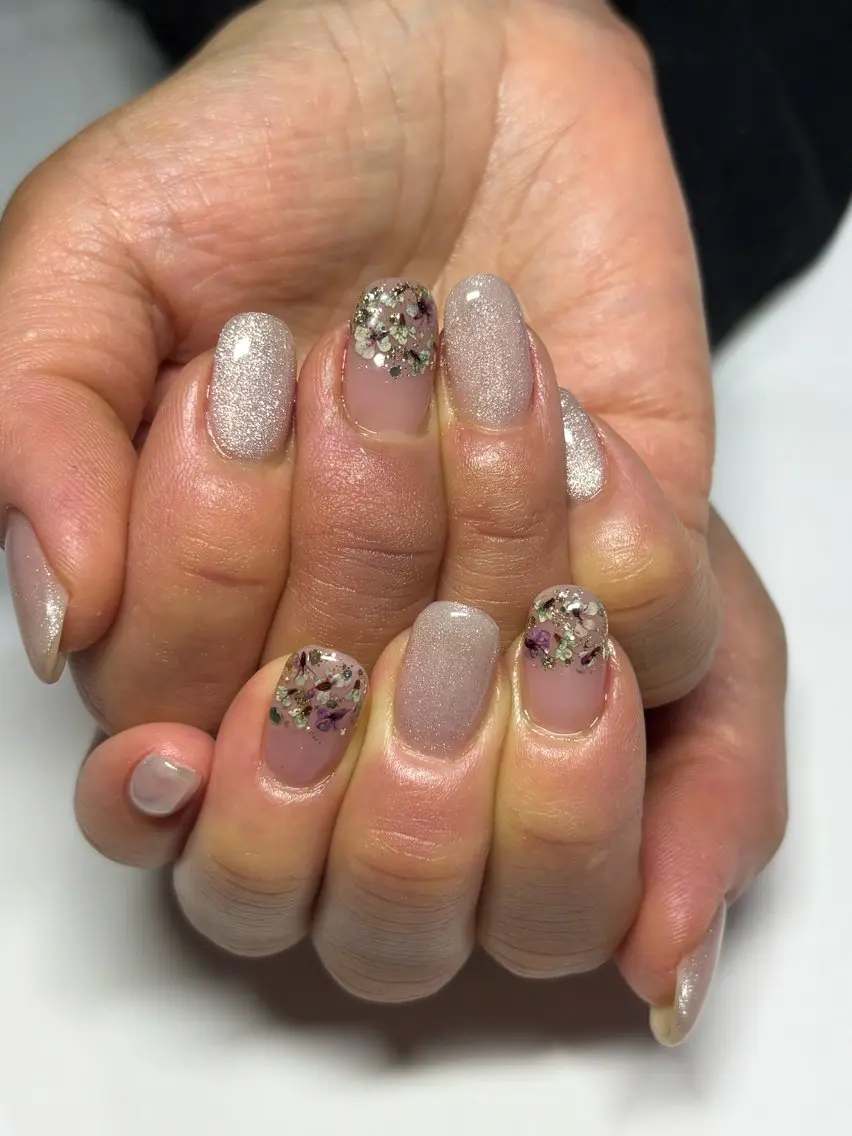 ネイル ジェルネイル グリーン 風口 麻由子のネイルデザイン