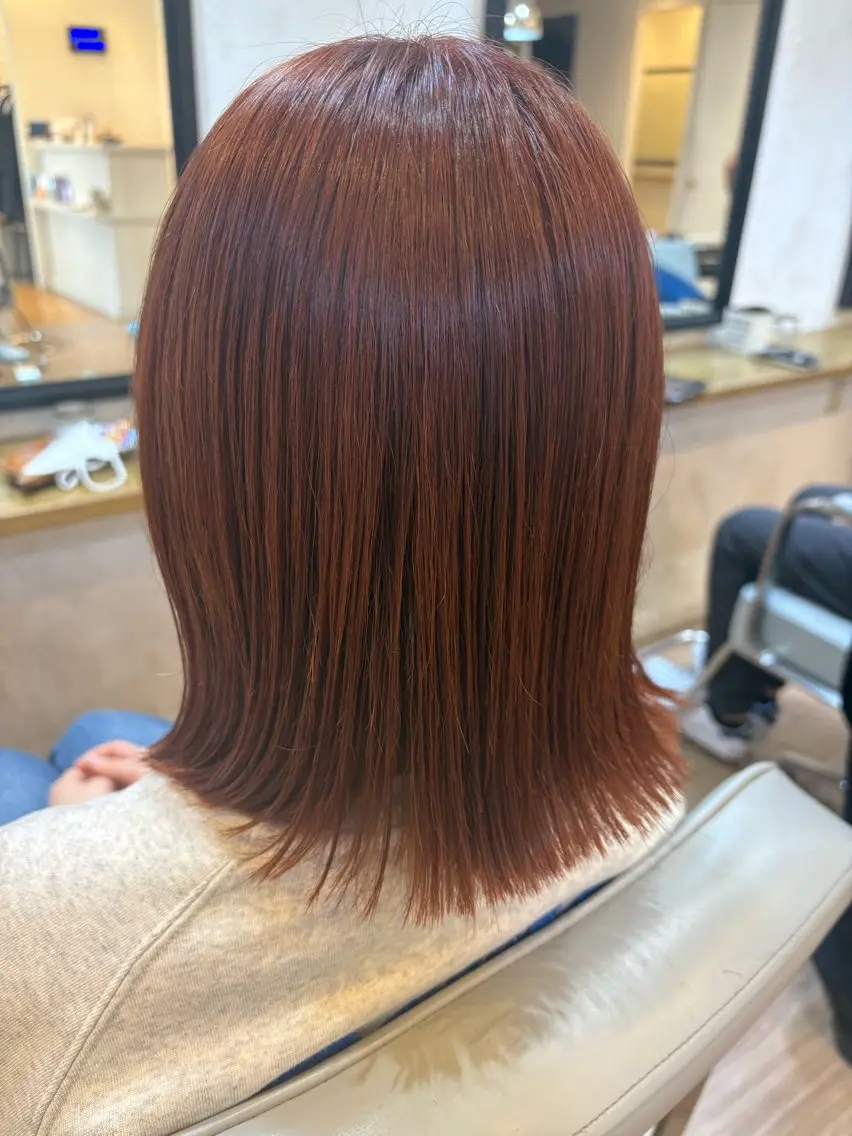カラー ヘアカラー 韓国ヘアー🇰🇷 MIWAのヘアスタイル