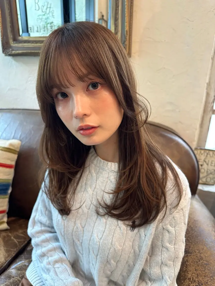 【🌟平日限定🌟】似合わせロングレイヤーカット➕Aujuaトリートメント♡⚠️詳細ありの写真