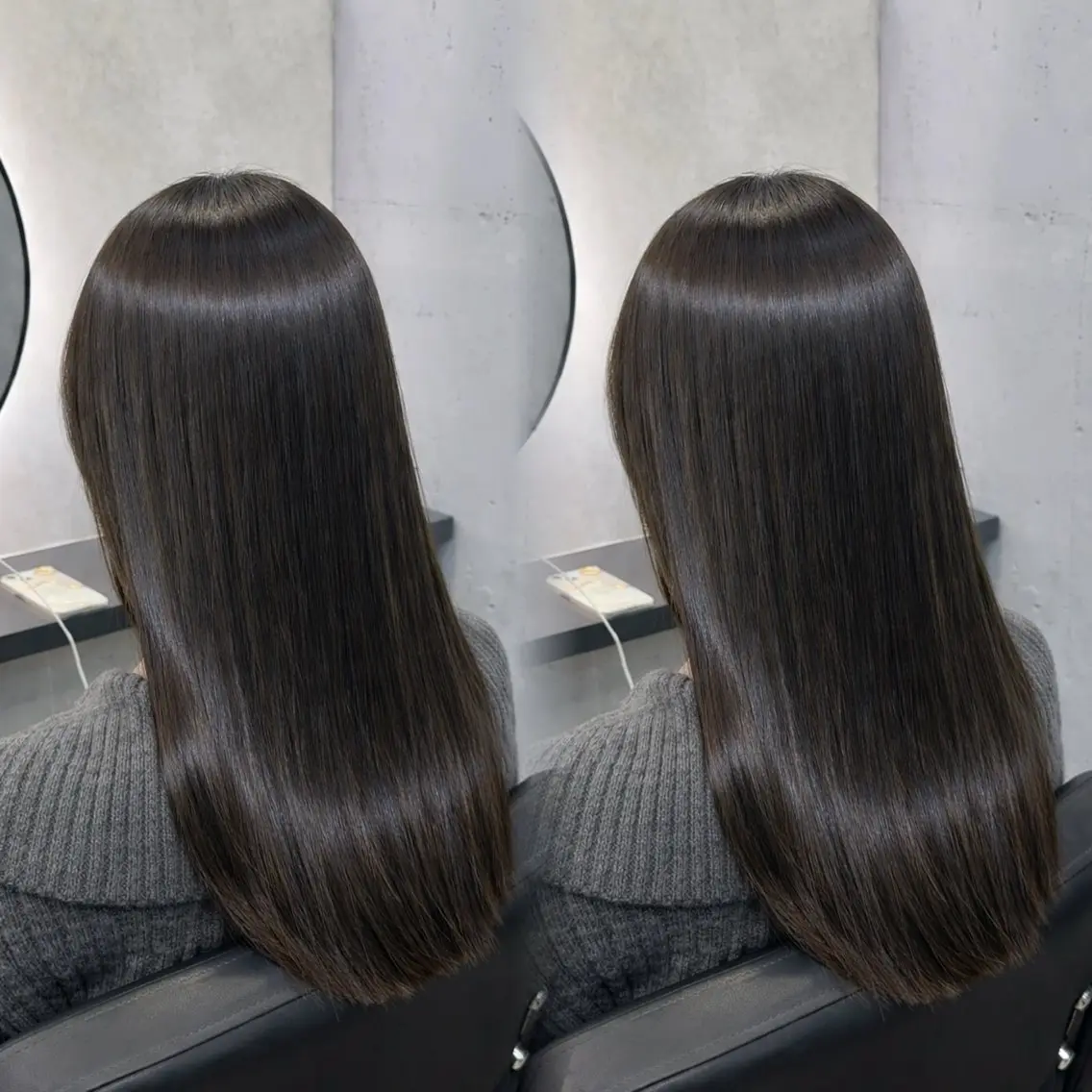 ロング カラー ヘアアレンジ カット 縮毛矯正 トリートメント 新宿 /髪質改善/ レイヤー/ヒュウガのヘアスタイル