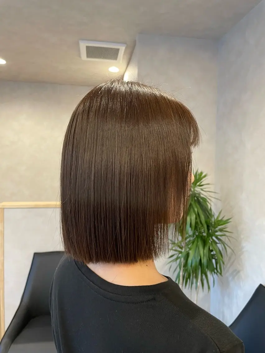 ショート 縮毛矯正 寺田 美月のヘアスタイル