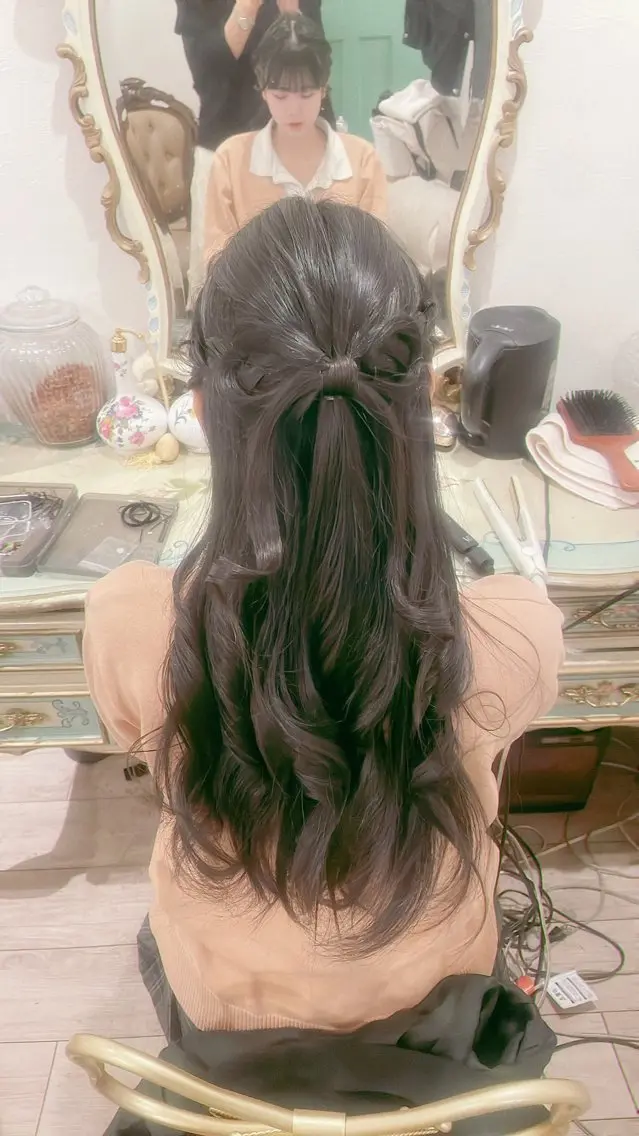 ロング ヘアセット Magnifique MAIのマツエク・マツパデザイン