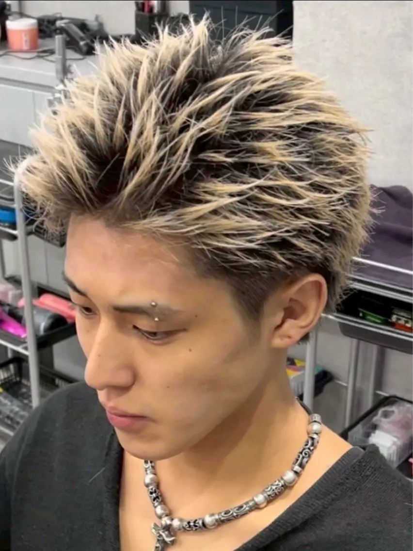 メンズ 青栁 仁也のヘアスタイル