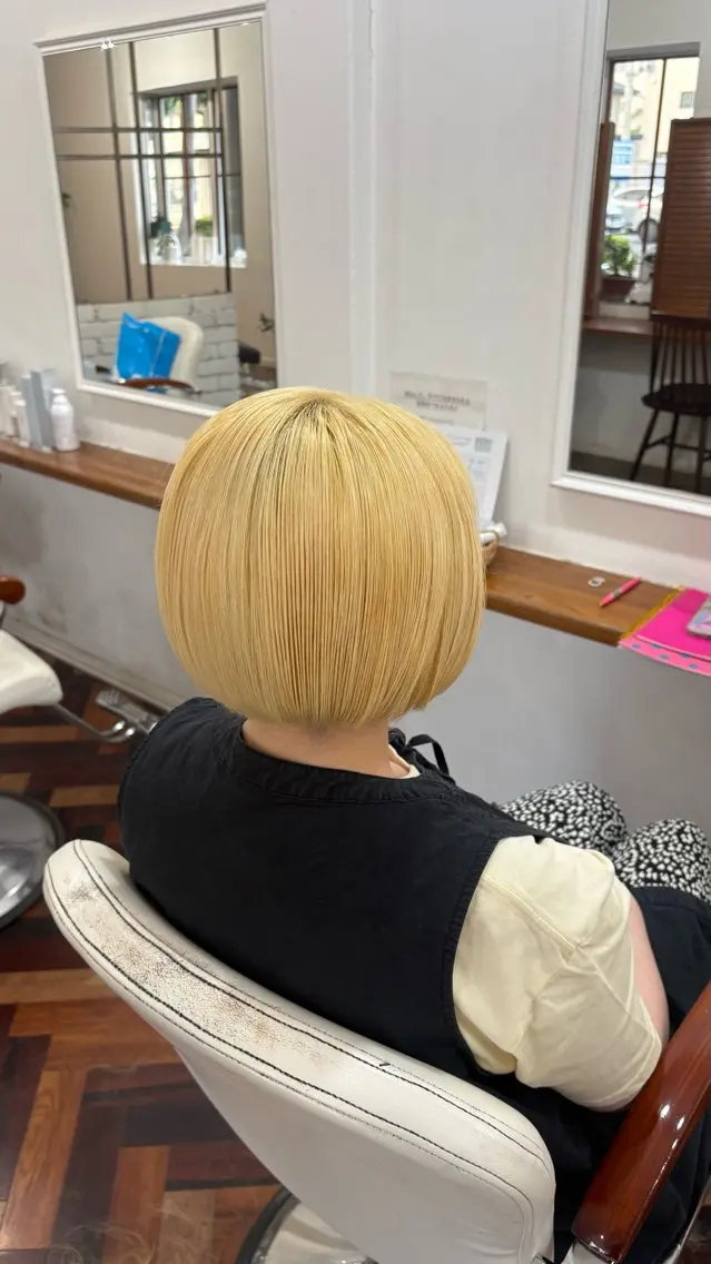 ショート ボブ カット mopa yuiのヘアスタイル