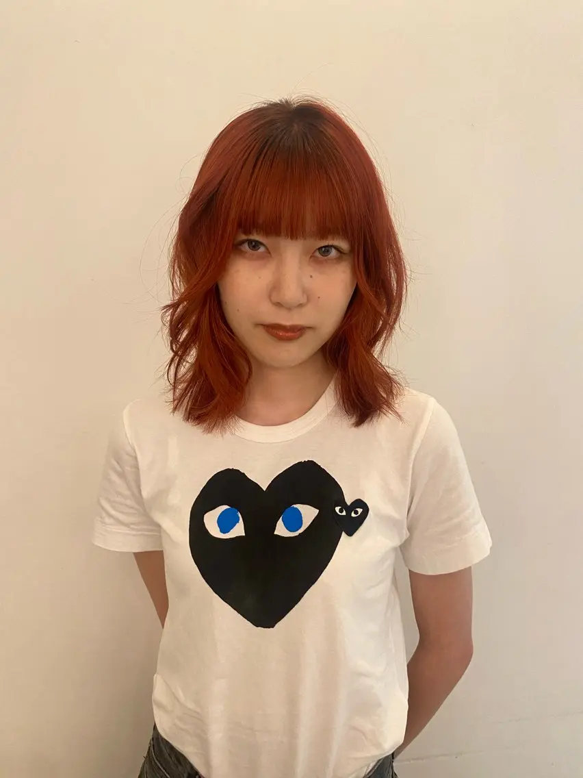 カラー ヘアカラー トリートメント 透明感color🩵 MAYUKAのヘアスタイル