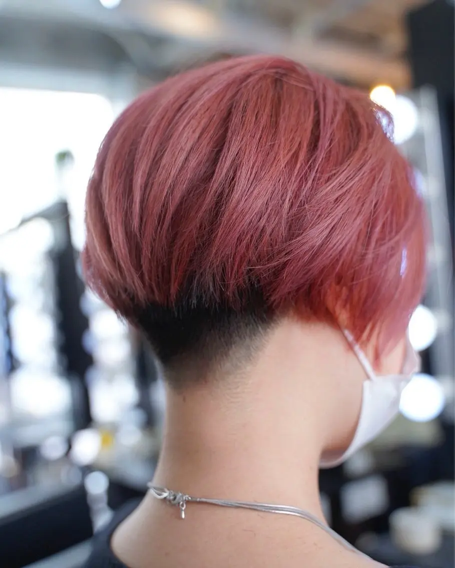 ショート カラー ヘアカラー トリートメント SHO 👻原宿 /艶カラーのヘアスタイル