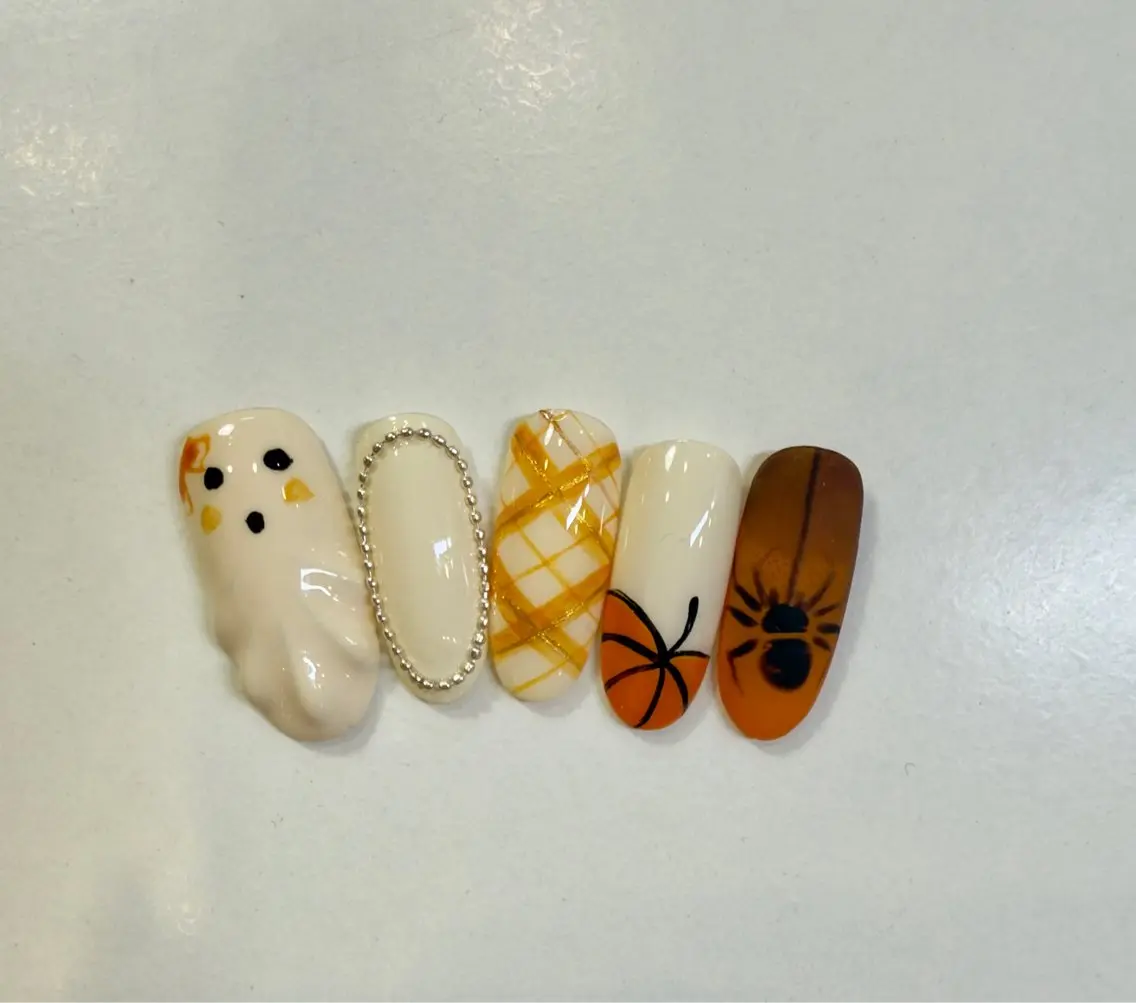 ネイル アートネイル ハロウィン ハンドネイル LYYM Salon Momoのネイルデザイン