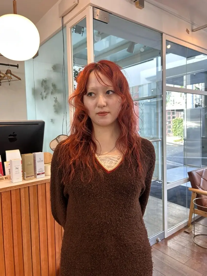 カラー かがやしづ ⭐️ベージュのヘアスタイル