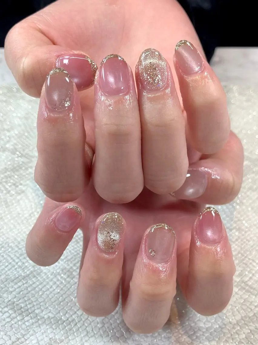 ネイル ブライダルネイル 美フォルムネイル Hinaのネイルデザイン