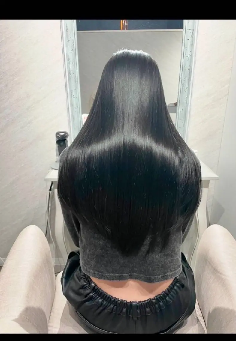 🇰🇷️🩵韓国風ツヤ髪カラー️🩵🇰🇷＋トリートメント🇰🇷🎧️🩵の写真