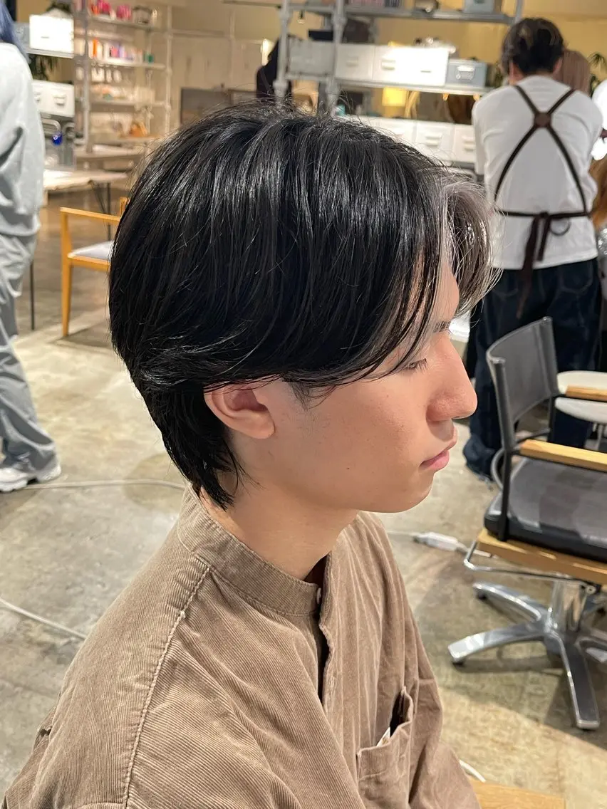 ミディアム ミディアムパーマ カット パーマ メンズケアブリーチ 特化🔥村田のヘアスタイル