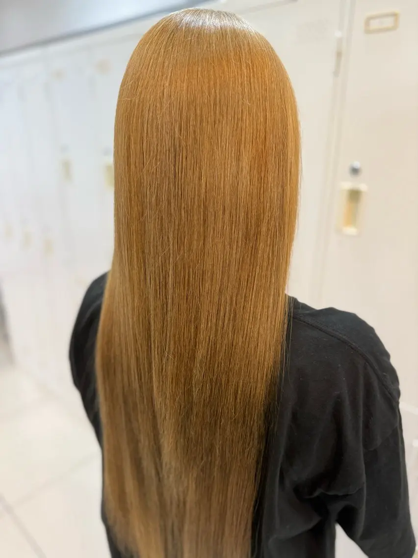 ロング ヘアカラー ベージュ🤎/透明感 /ゆき🍀のヘアスタイル