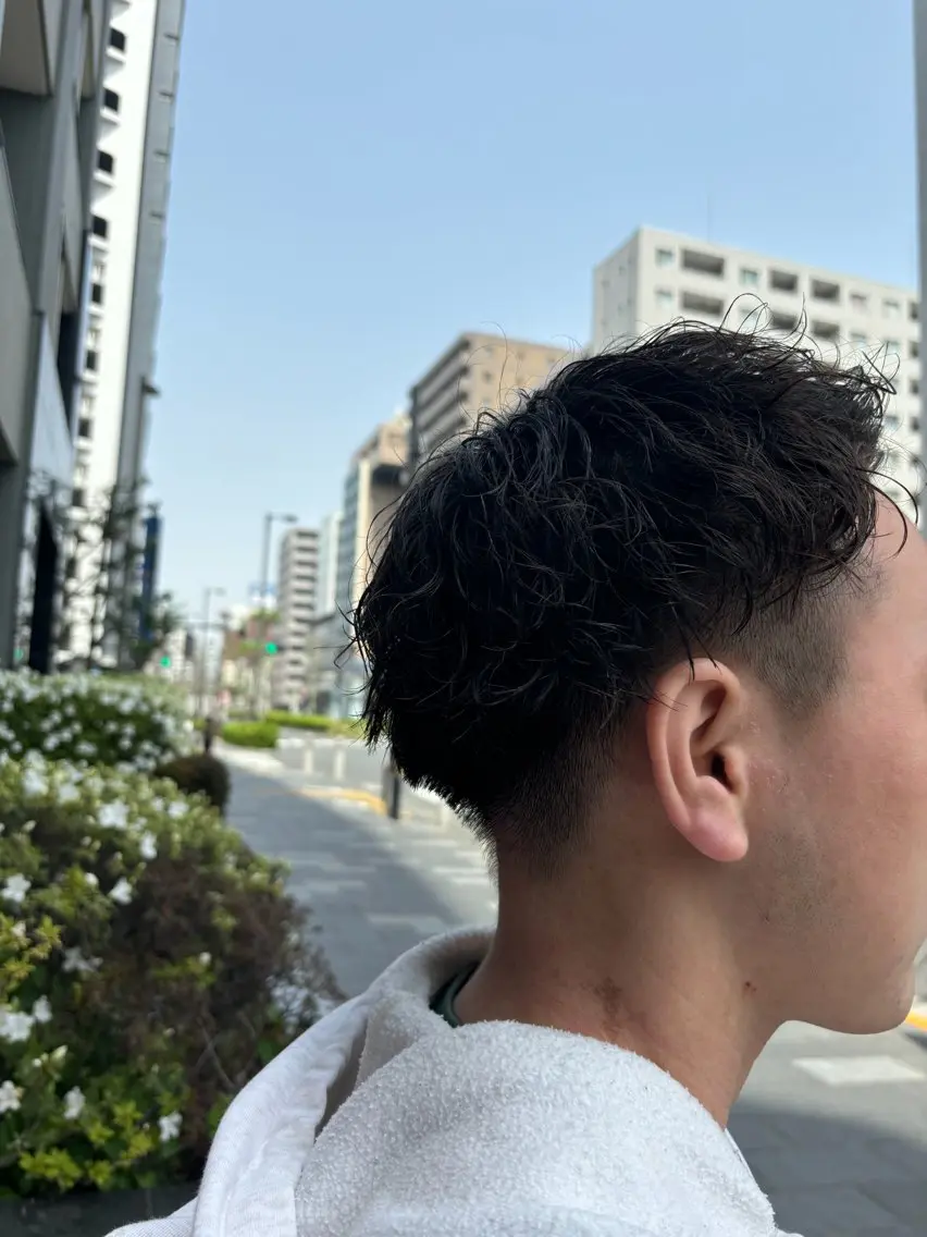 パーマ メンズ 🐰K+Plus🐰 まゆ🐰のヘアスタイル